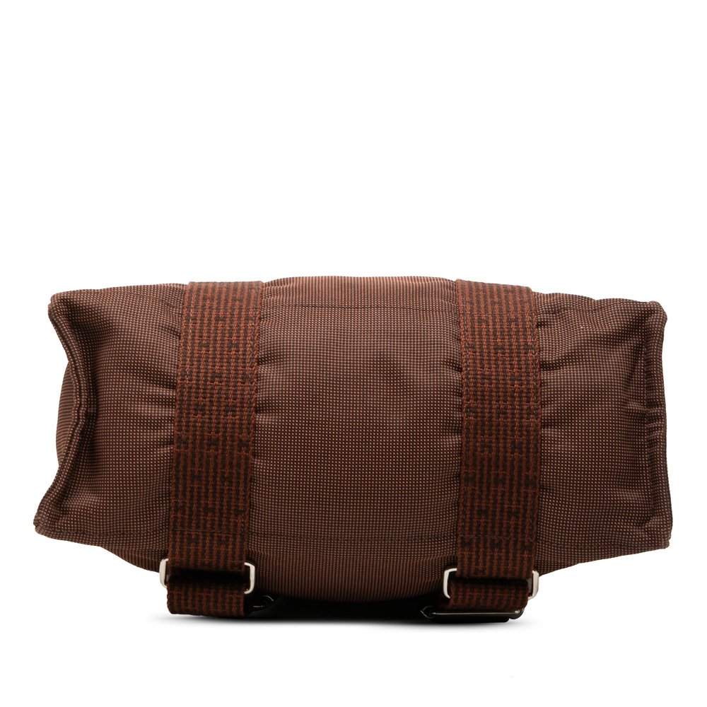 Pre-Loved Hermes Canvas Herline Backpack MM - Picture 3 of 6